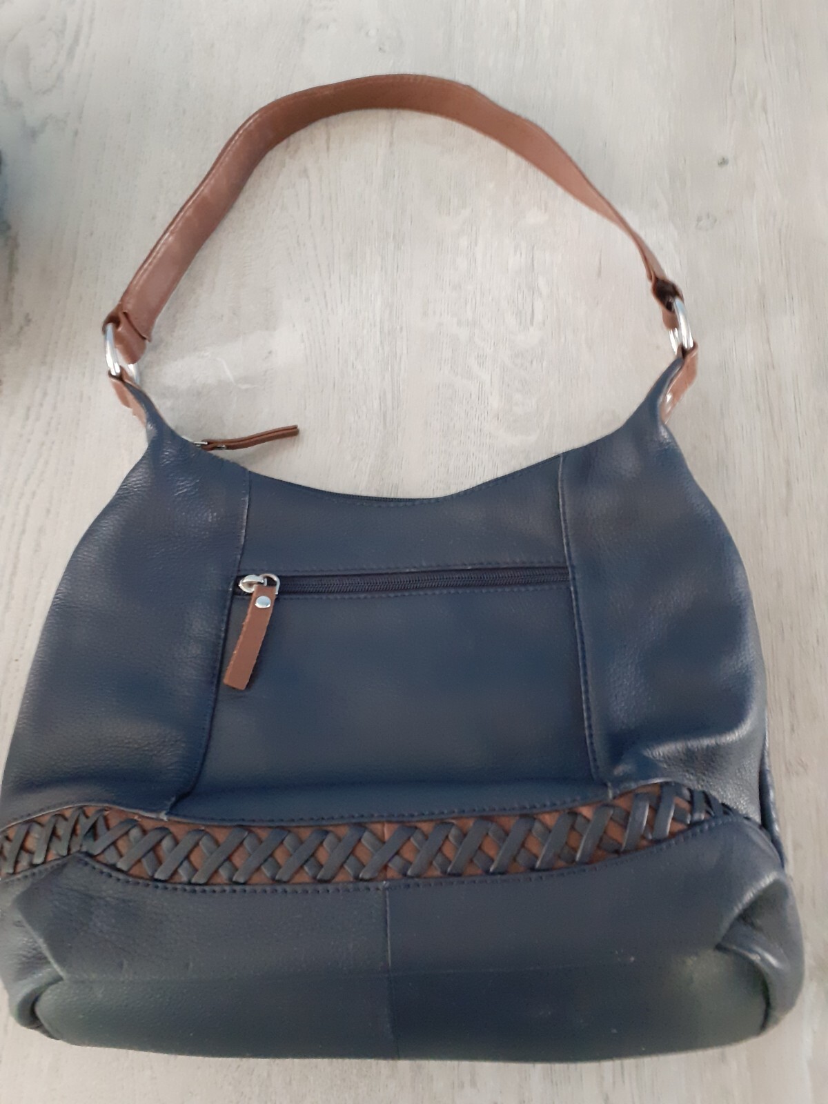 Rowallan Bag Dark Navy Supersoft Fine Leather eBay