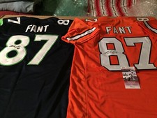 Noah Fant Autographed Signed Seahawks & Broncos XL Custom Jerseys - JSA
