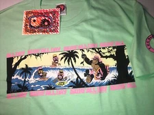 80's T&C Surf Designs T-shirt Men's X-Large Mint Green
