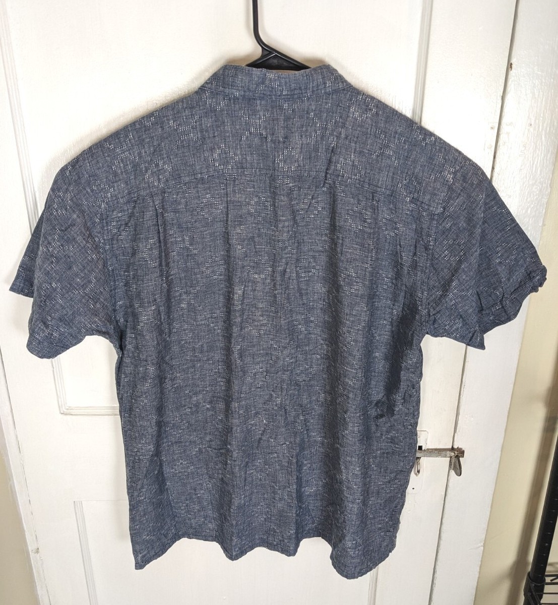 Patagonia Bluffside Chambray S/S Shirt Hiking Western Diamond