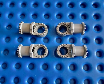 LEGO Technic Achs Pin Verbinder gezahnt ohne Schlitz hellgrau 4273 4273a R4/K1