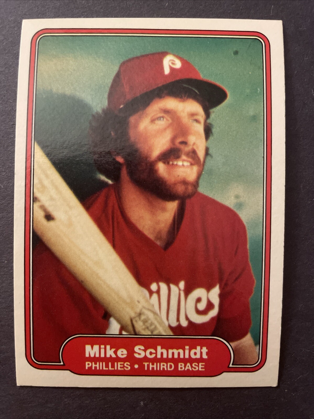 1982 Fleer #258 Mike Schmidt Philadelphia Phillies
