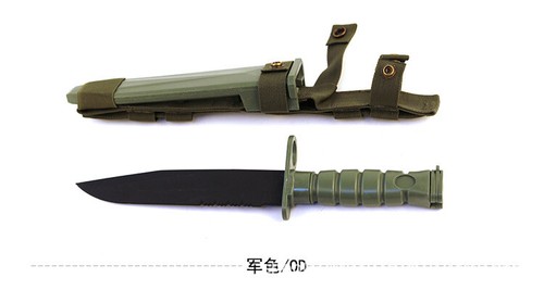 Tactical Rubber Plastic Soft Knife Training Film Props Knife Model Toy - Picture 10 of 21