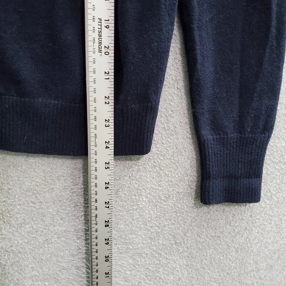 Suéter Vintage Lucky Brand Mujer S Azul Mezcla Lana Cárdigan Azteca Cuentas LEER Foto 2 de 4