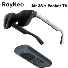 TCL RayNeo Air 3S Smart AR Glasses 201" 120Hz FHD HueView Screen with Pocket TV