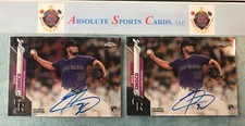 2020 Topps JESUS TINOCO RC Rookie Lot x2 | Chrome | CORADO ROCKIES