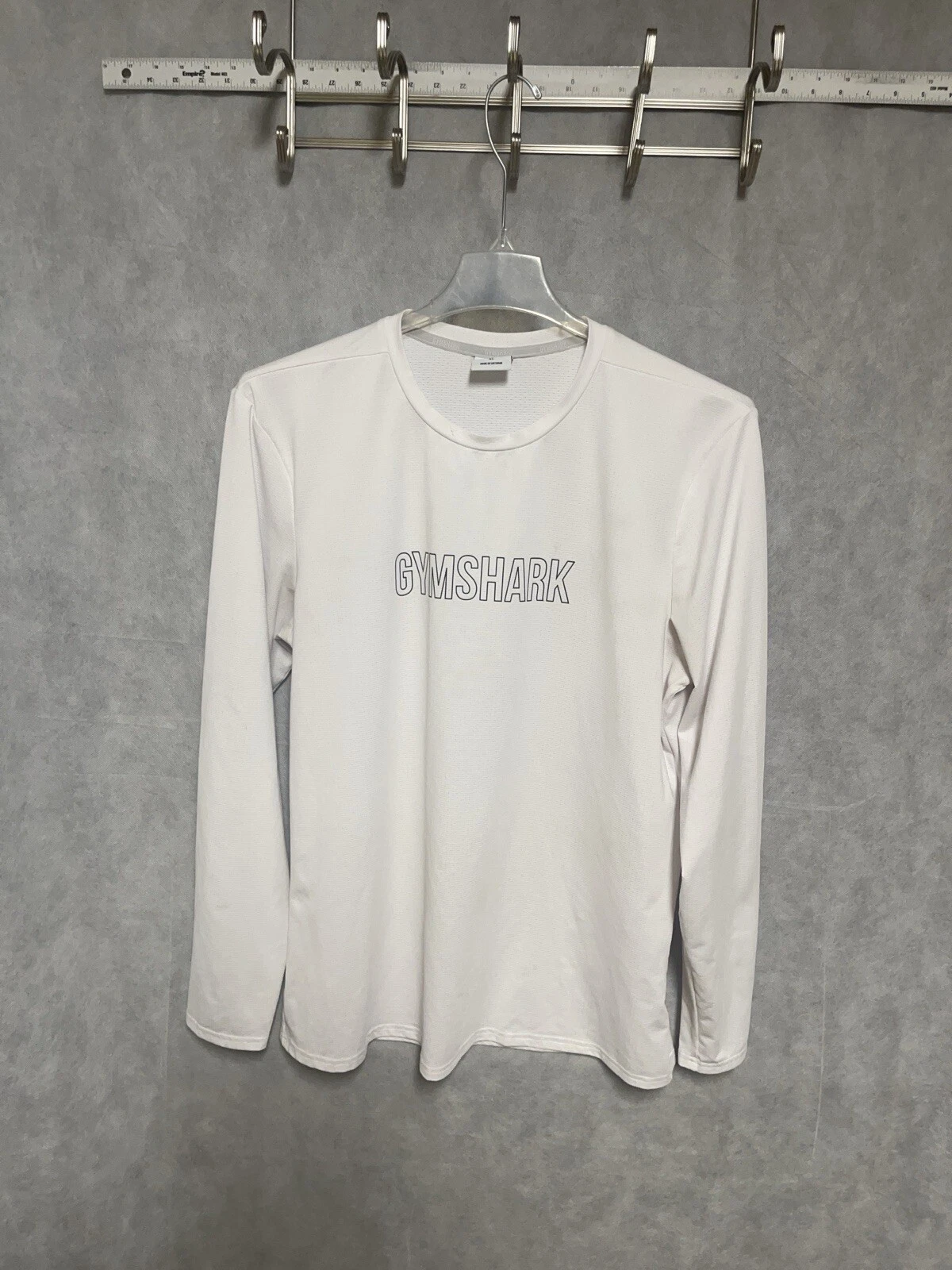 gymshark performance active spell out workout gym training shirt