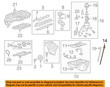 GM OEM 15-16 Canyon,Colorado Engine Engine Parts-Dipstick 12650817