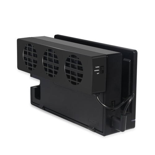 2 Pack Cooling Fan for Nintendo Switch - Dock Mount Console Cooler w/ 3 Fans - Picture 7 of 8