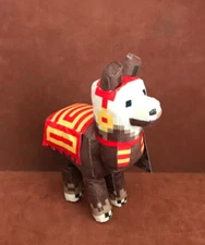 2022 Mojang Toy Factory MINECRAFT Plush Toy ~ Llama ~ 8" Tall ~ NEW WITH TAG