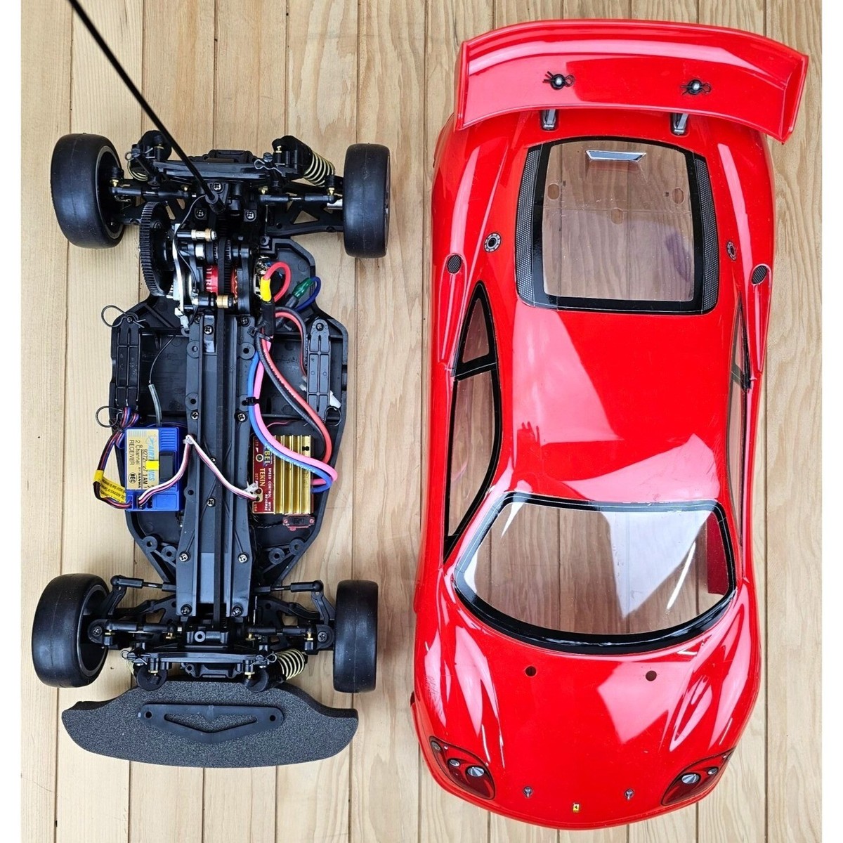 Vintage Tamiya TA04 Ferrari 360 Modena Challenge Belt Drive