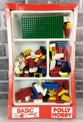 POLLY HOBBY - BASIC BOX C - UNION TRADING - 80ER JAHRE - VERSIEGELT (LEGO TYP)