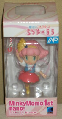 Magical Princess Minky Momo 1st Nano! 3.5'' 9cm Figures Dolls Wave 2009 NIB Rare