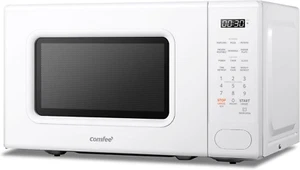 COMFEE CMO-C20M1WH Retro Microwave with 11 Power Levels, Fast Multi-Stage Cookin