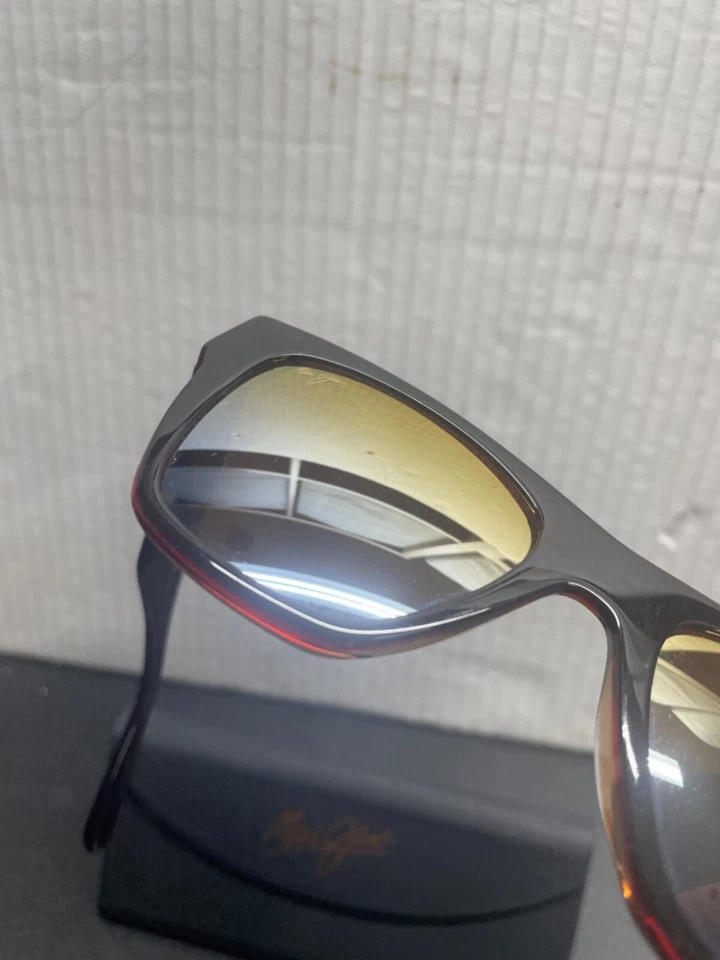 Gafas de sol Maui Jim Ekolu STG-DM MJ 867-24E marrón/rojo lentes polarizadas marrones Foto 4 de 4
