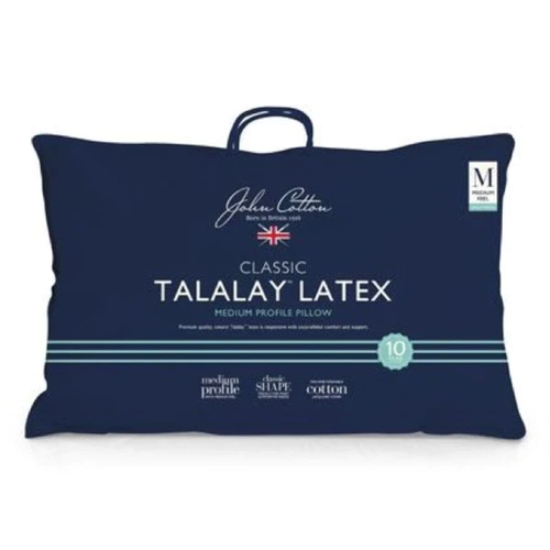 John Cotton Classic Medium Profile Talalay™ Latex Pillow