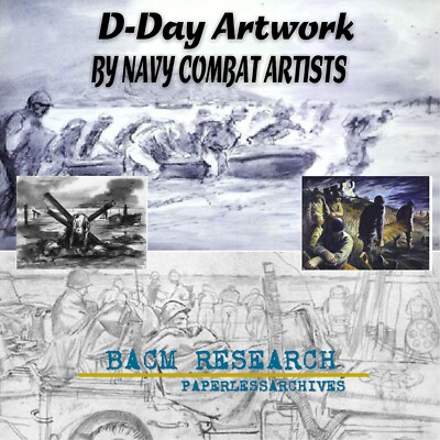 D-Day - Invasion of Normandy Artwork (1944-1945) USB Drive