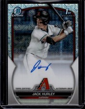 2023 Bowman Draft Jack Hurley HTA CHOICE REFRACTOR AUTO #57/150 Dbacks 1st