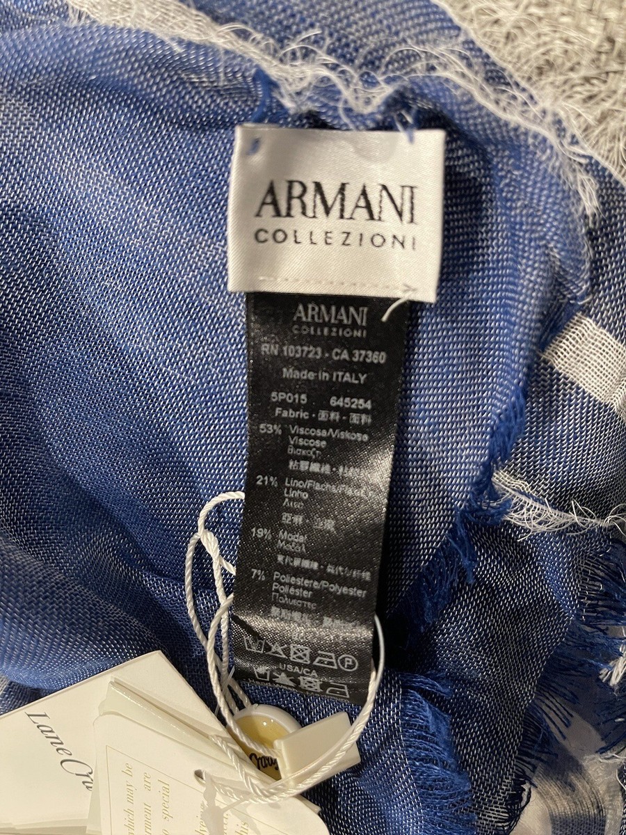 Scarf Armani Collezioni Rn 103723 ARMANI COLLEZIONI 100% Shawl