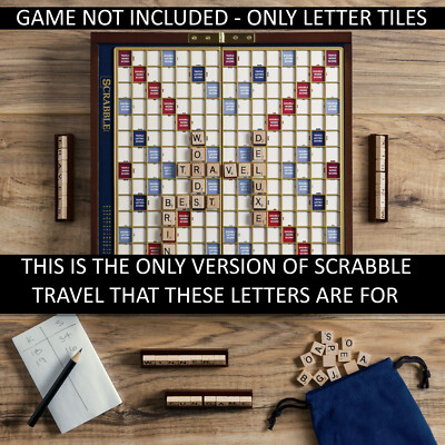 100 tuiles de Scrabble en bois lettres noires chiffres pour l'artisanat