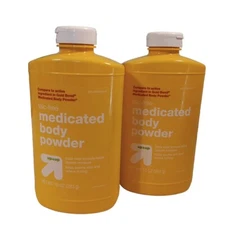 up & up Target Medicated 10oz 283g Body Powder Talc-Free Compare To Gold Bond