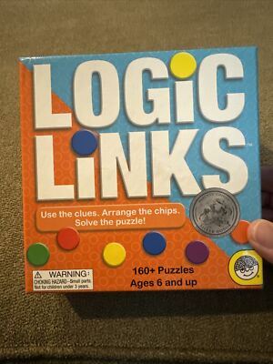 Logic Links Puzzle Game 166 Challenges Logic Thinking & Reasoning MindWare (CM)