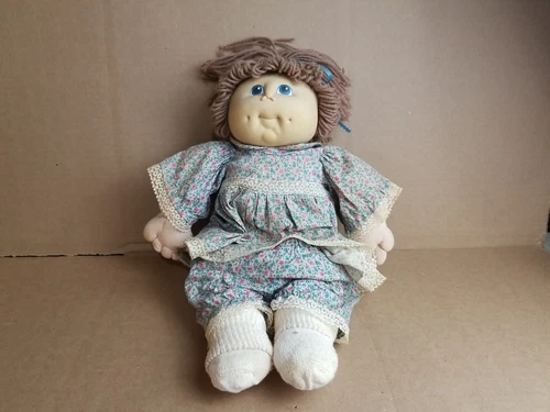 1984 Baby 18" Soft Body Plastic Head MN Thomas Cabbage Patch Baby With Diaper