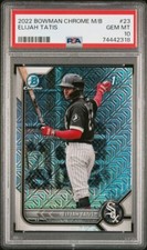 2022 Bowman Mega Box Chrome #BCP23 Elijah Tatis GEM MINT PSA 10