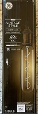 GE 40-Watt Vintage Style Clear Visible Element T20 LED Light Bulb - NEW