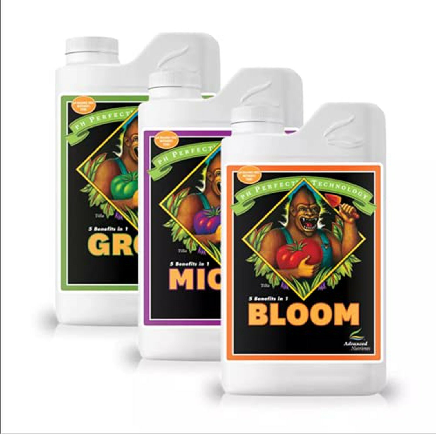 Advanced Nutrients - pH Perfect Pack (Grow, Micro, Bloom) Combo Set 1L
