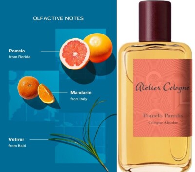 Pomelo Paradis Pure Perfume Spray By Atelier Cologne - 3.3 oz Pomelo Paradis Pure Perfume Spray By Atelier Cologne - 3.3 oz
