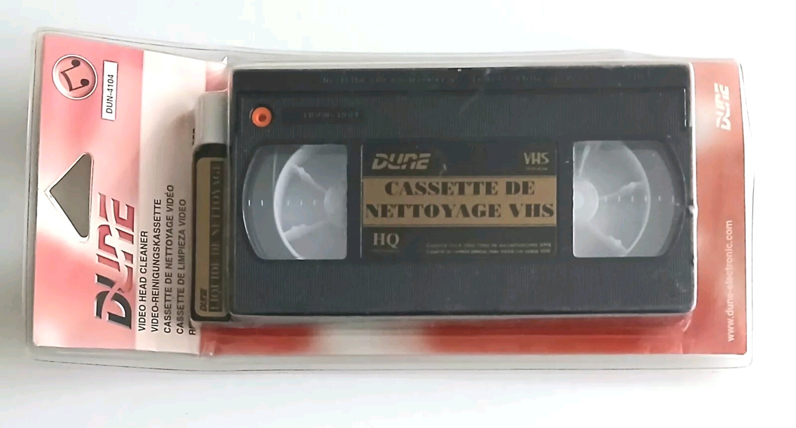 Cassette de nettoyage VHS pour réparer l'image floue du magnétoscope