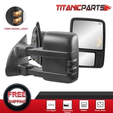 Power Heated Tow Mirrors For 99-07 Ford F250 F350 F550 Wled Signal Left Right Power Heated Tow Mirrors For 99-07 Ford F250 F350 F550 Wled Signal Left Right