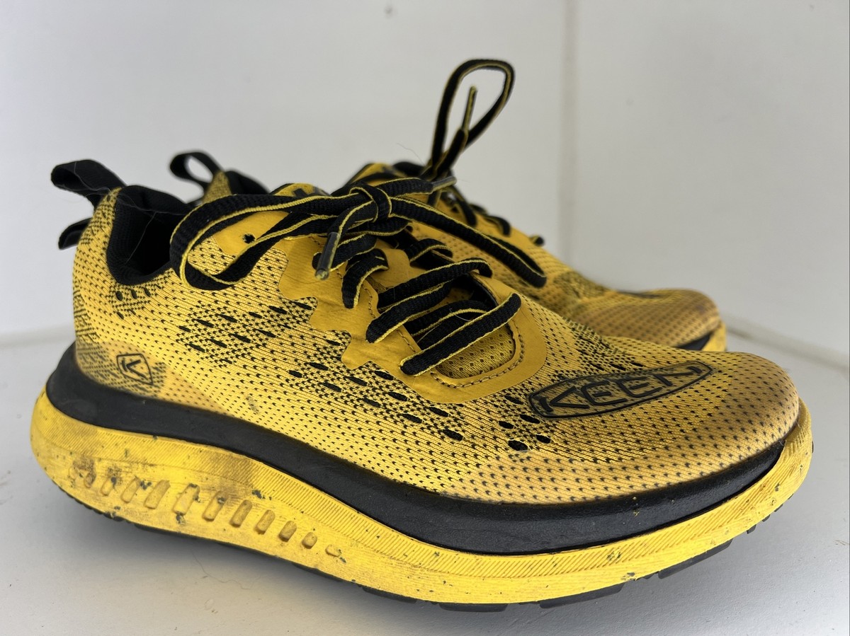Keen Women's WK400 Walking Shoe Yellow Black 6.5 | eBay