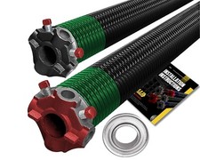 Garage Door Torsion Spring 243x1.75x35 - PAIR with Steel Bearing