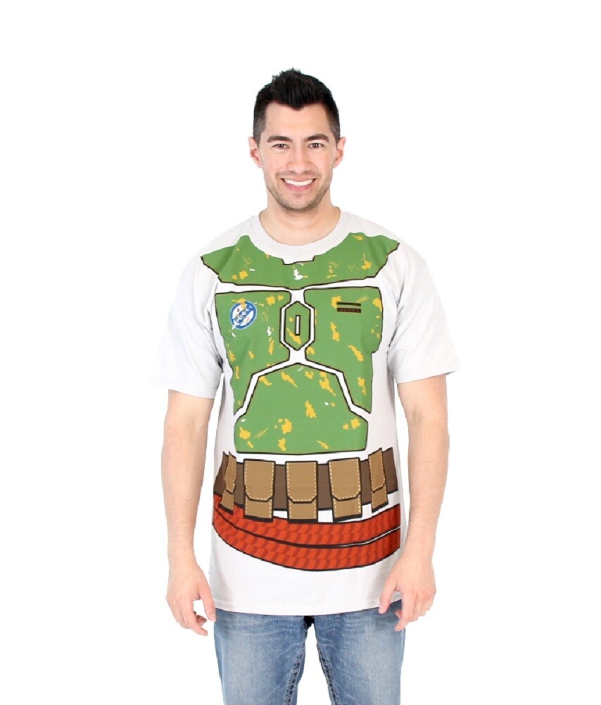 Unisex Star Wars I Am Boba Fett Flip Bounty Hunter Halloween Costume T-Shirt
