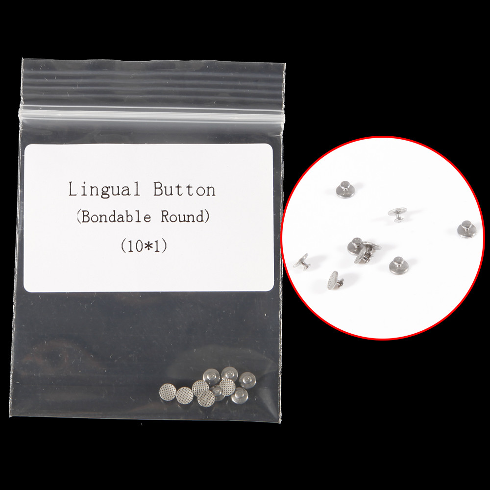 1 Bag Orthodontic Bondable Round Traction Lingual Buttons / Buttom
