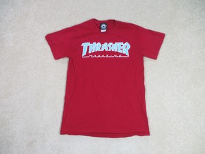 thrasher red and blue