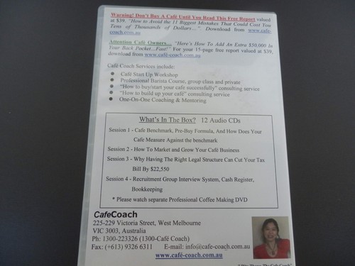 Café Entrepreneur’s Boot Camp In A Box - Picture 3 of 3
