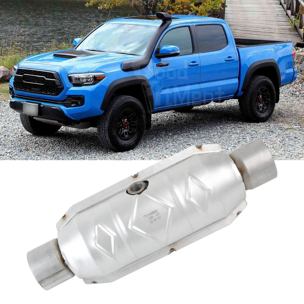 2.5u0026#034; Inlet/Outlet Catalytic Converters Heat Shield EPA For Toyota  Tacoma 08-11 | eBay