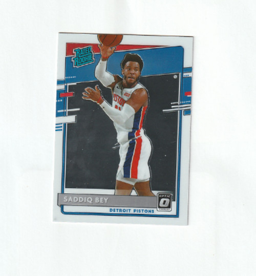 2020-21 Panini Donruss Optic - Rated Rookie #169 Saddiq Bey (RC)