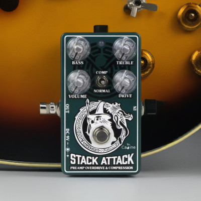Stack Attack Preamp Overdrive Compressor Guitar Effect Pedal Caline CP-509