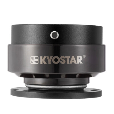 Car Steering Wheel Quick Release Hub Adapter Snap Aluminum Black Universal 