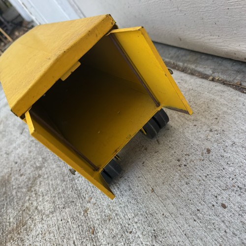 VINTAGE Pressed Steel Ertl Structo Van Lines Toy Transport Semi Trailer W/ Truck - Picture 7 of 8