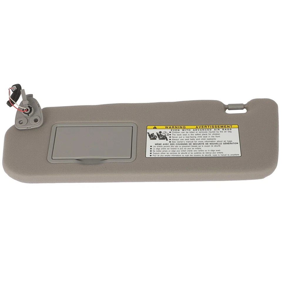 Pair Right Left w/Light Gray Sun Visor For Hyundai Sonata 2006-2008 with Sunroof Foto 4 de 4