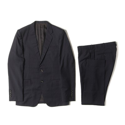 JOHN LAWRENCE SULLIVAN Size: 38 each Pinstripe Wool Suit Set Up 