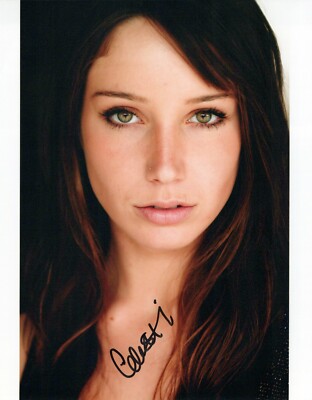 Celeste Fianna glamour shot autographed photo signed 8x10 #1