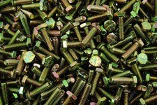  500 Grade 8 Hex Head 1/4-20 x 7/8 Cap Screws Bolts Yellow