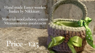 Osterdeko Korb Süßigkeiten Aufbewahrung