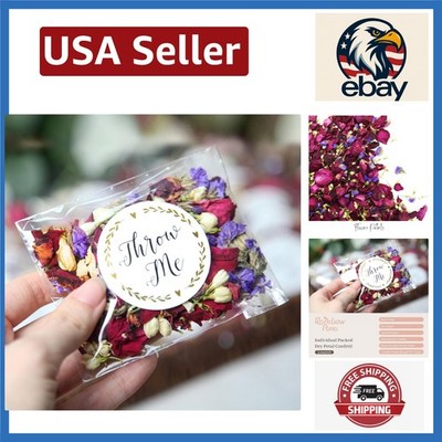 Captivating 50 Pack of Biodegradable Flower Petals for Eco-Friendly Weddings